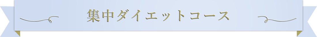 集中ダイエットコース