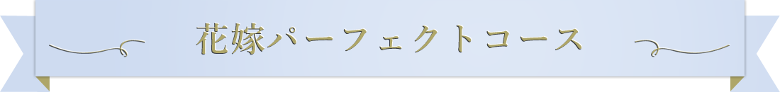 花嫁パーフェクトコース